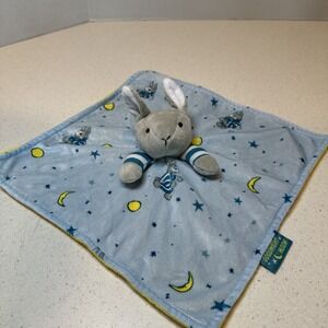 Goodnight Moon Lovey Plush Security Blanket Bunny Stars Moon